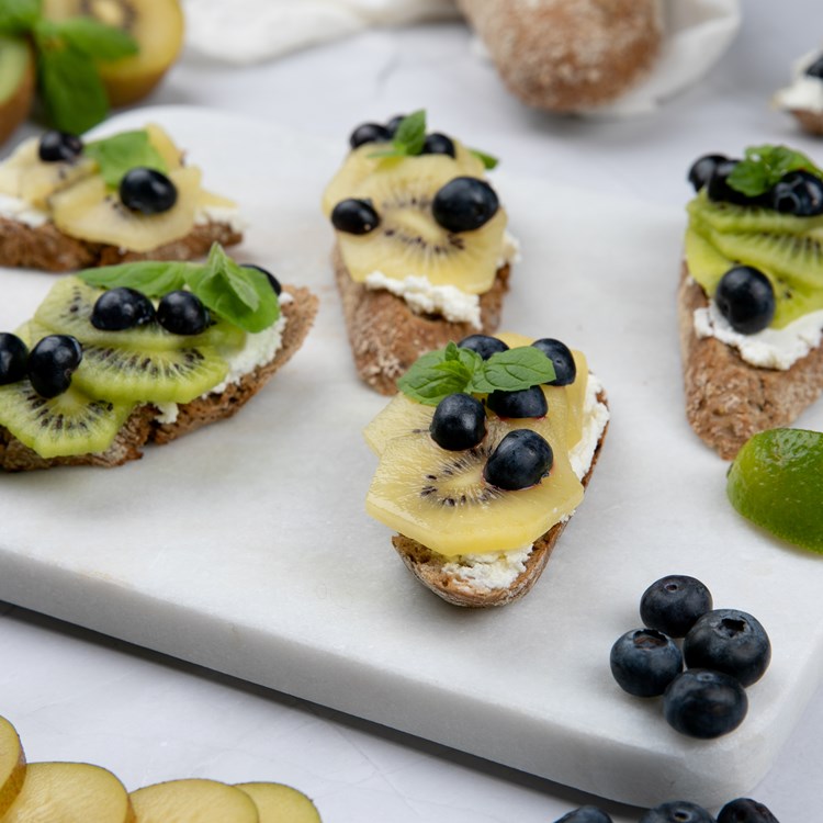 Bruschetta med kiwi