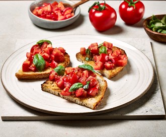 Bruschetta med klasetomat