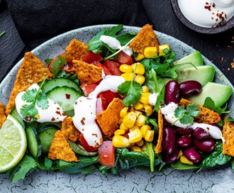 Enkel tacosalat med babyleaf mix