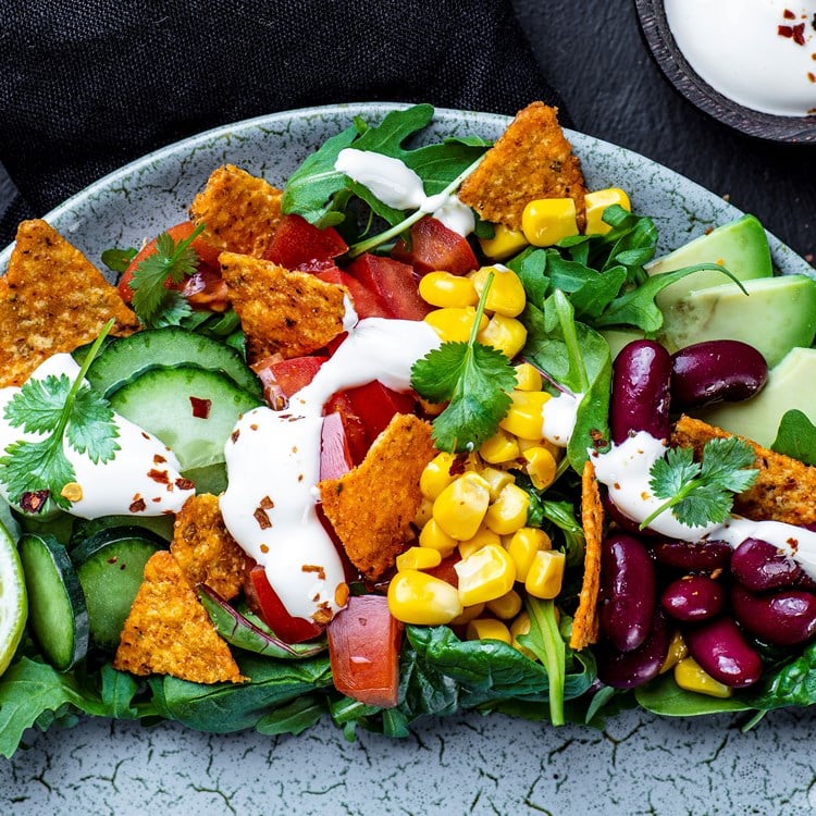 Enkel tacosalat med babyleaf mix