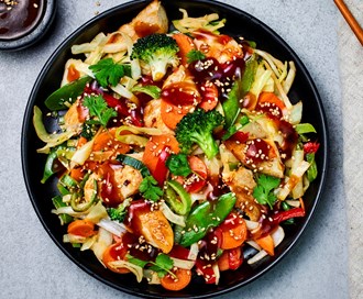 Wok Mix med kylling og hoisin
