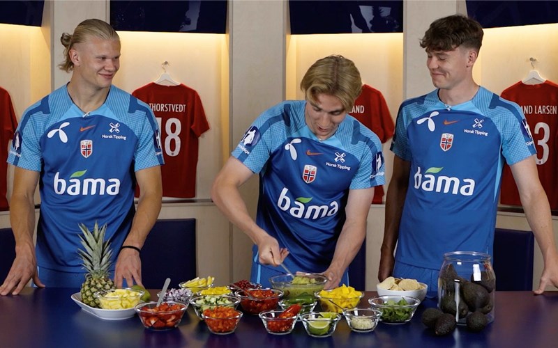 Lag guacamole  med stjernene 