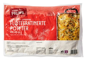 Fløtegratinerte poteter