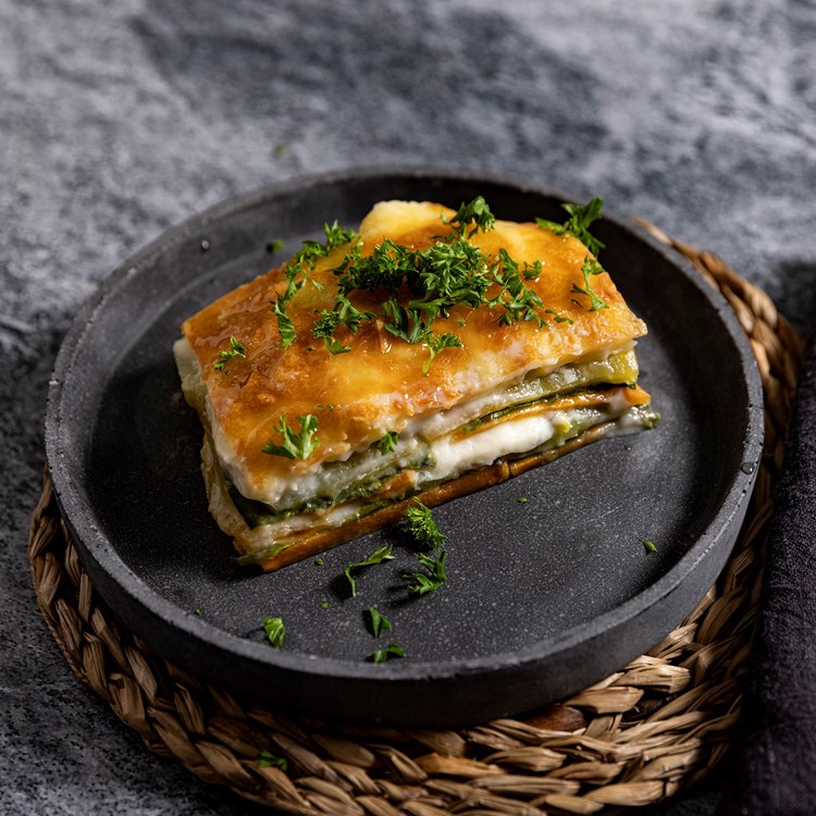 Vegetarlasagne med Corno-paprika