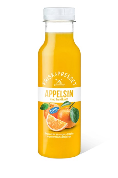 Appelsinjuice med fruktkjøtt 0,33 l