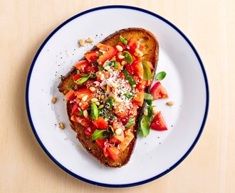 Bruschetta med klasetomater