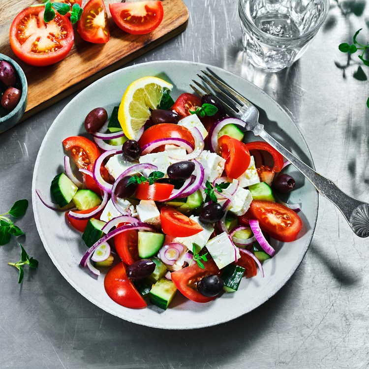 Enkel gresk salat
