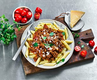 Enkel pasta bolognese