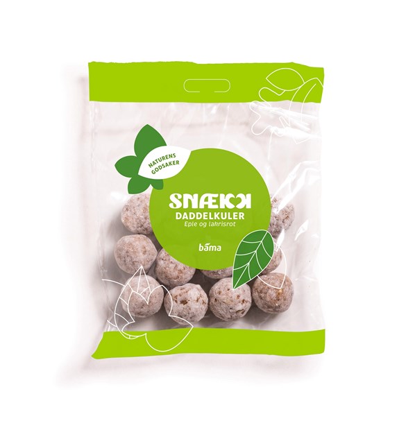 Daddelkuler eple og lakrisrot