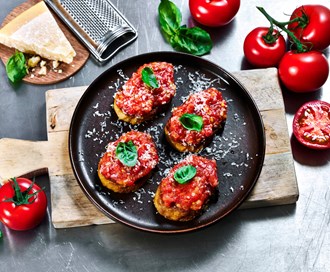 Enkel tomattoast