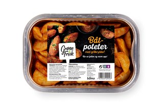 Båtpoteter med grillkrydder