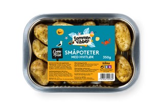 Småpoteter med hvitløk