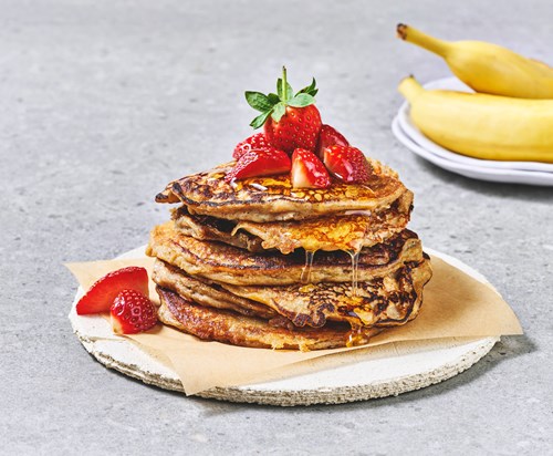 Grove bananpannekaker