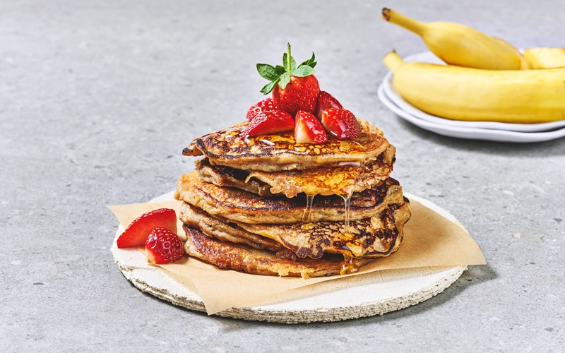 Grove bananpannekaker