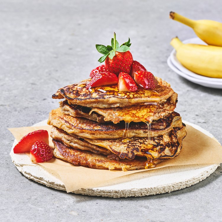 Grove bananpannekaker